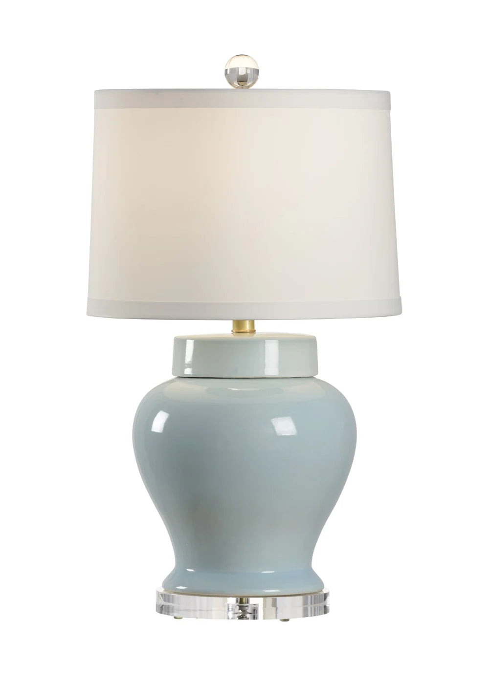 Lumberton Vase Lamp in Blue
