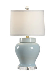 Lumberton Vase Lamp in Blue