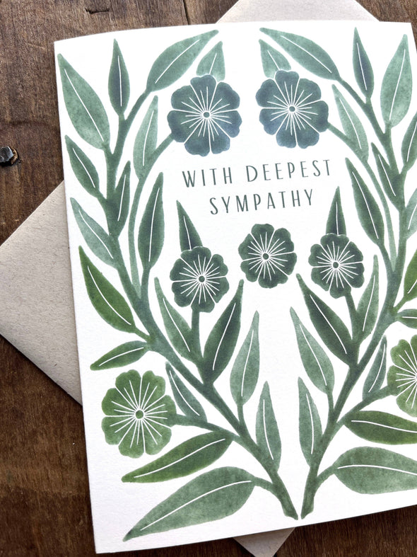 With Deepest Sympathy Greeting Card