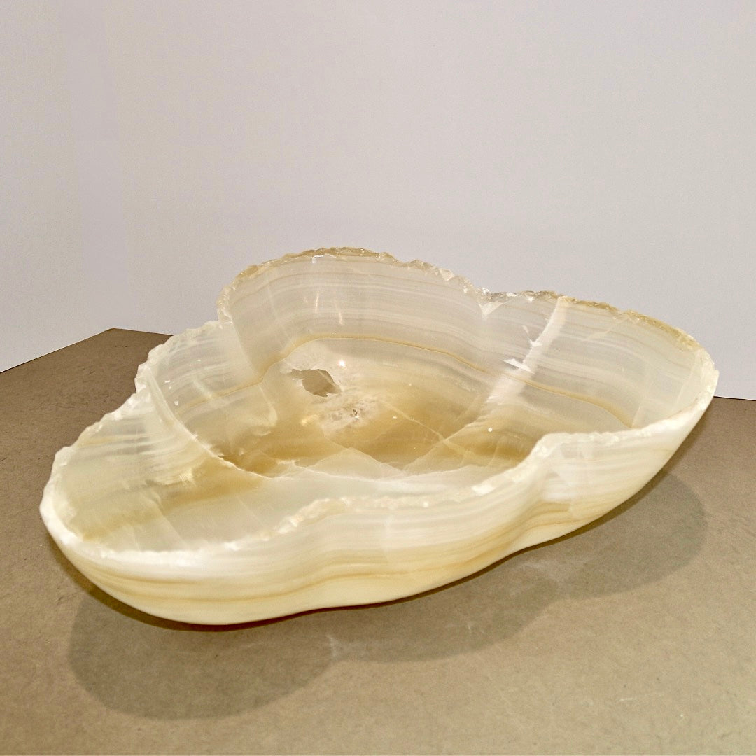 Blanco Quartz Onyx Bowl Home Decor Verona Prive Inc   