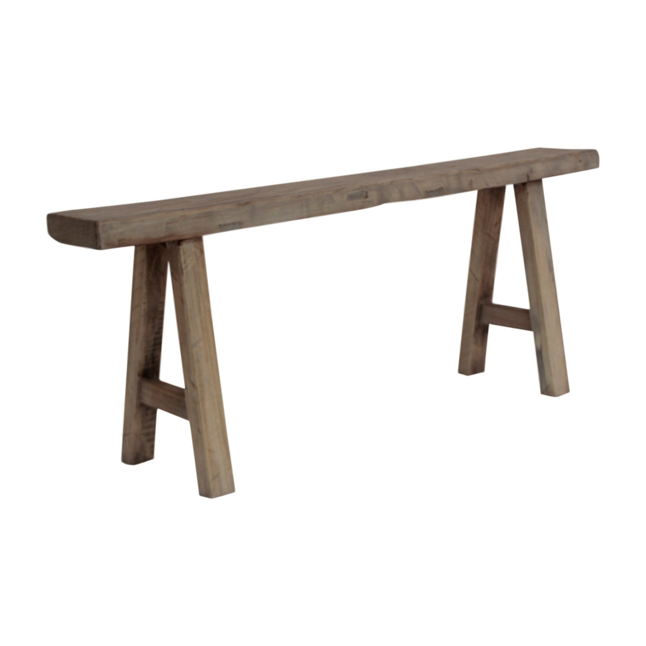Weathered Natural Noodle Bench Furniture Lily's Living   