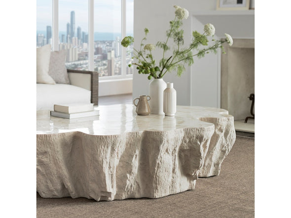 Cutstone Outdoor Coffee Table