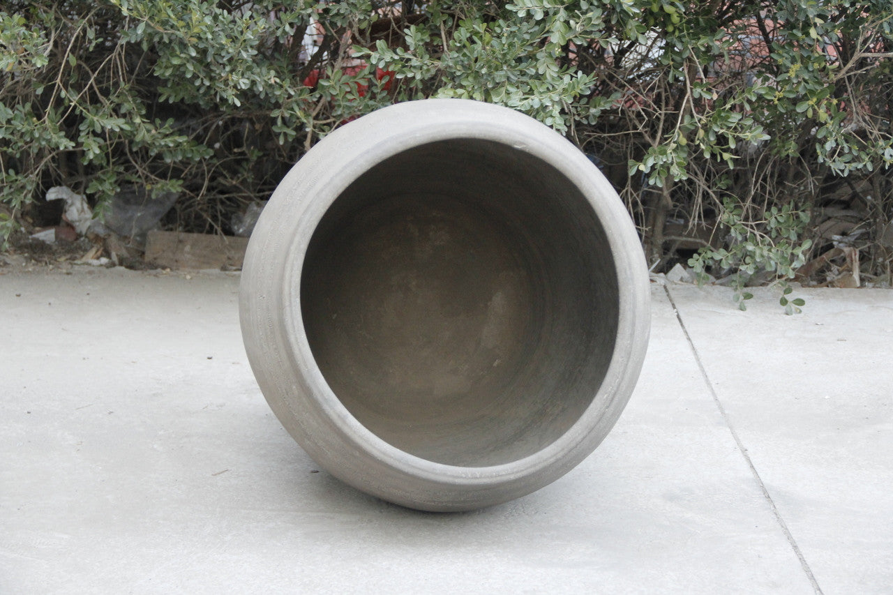 Vintage Gray Pottery Pot Home Decor Lily's Living   