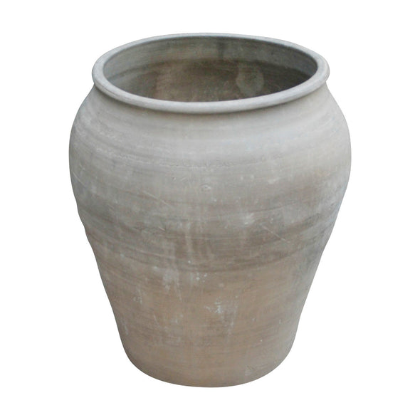 Vintage Gray Pottery Pot