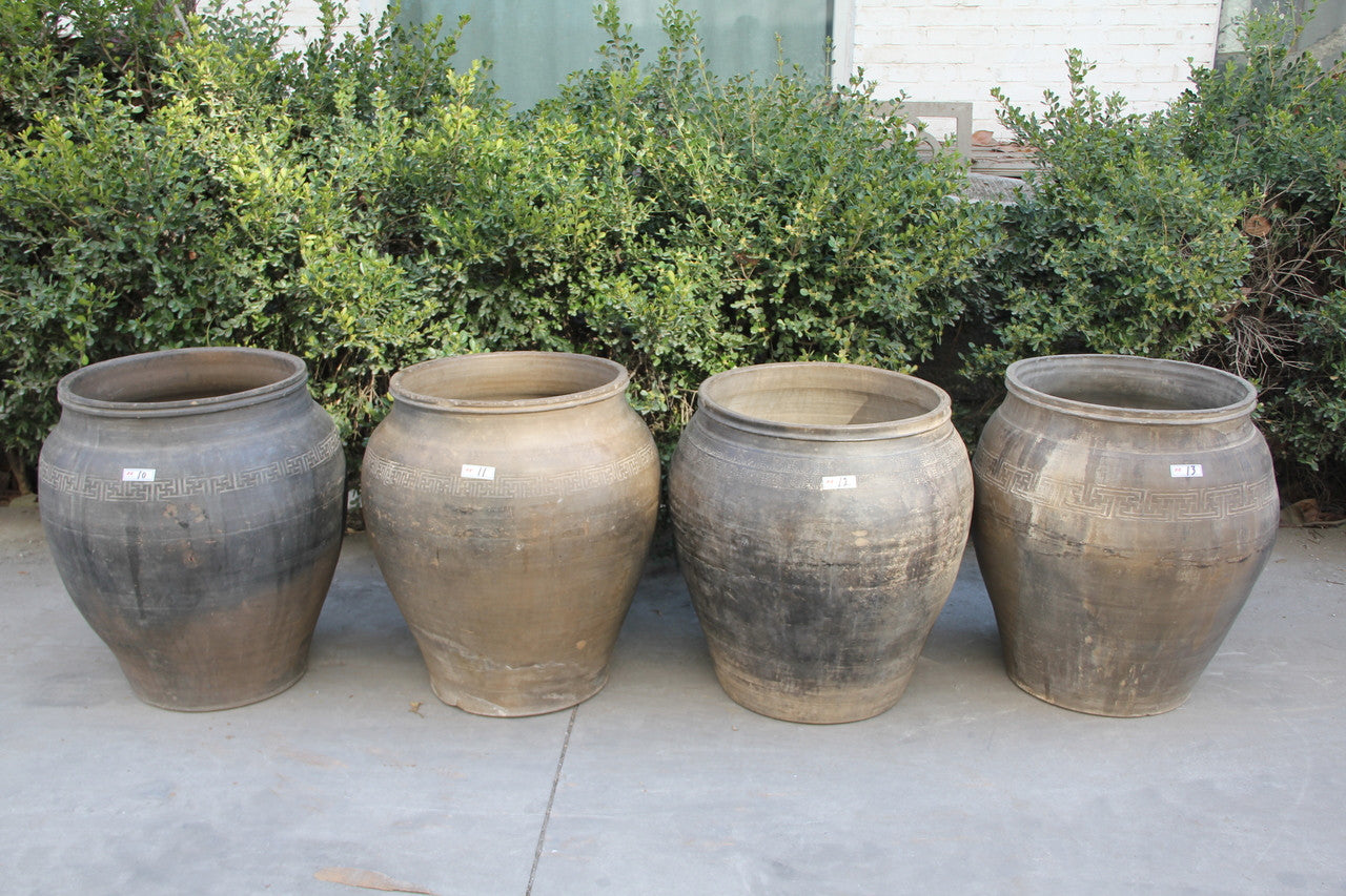 Vintage Gray Pottery Pot Home Decor Lily's Living   