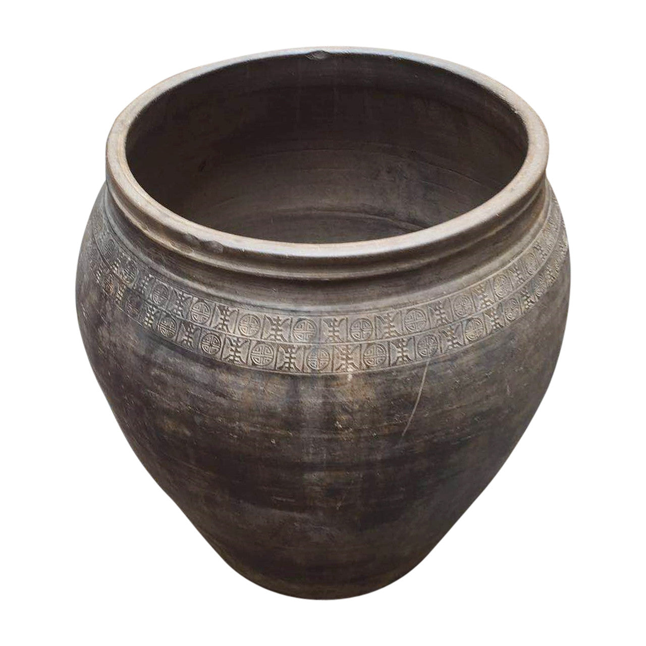 Vintage Gray Pottery Pot Home Decor Lily's Living   