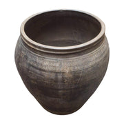 Vintage Gray Pottery Pot Home Decor Lily's Living   