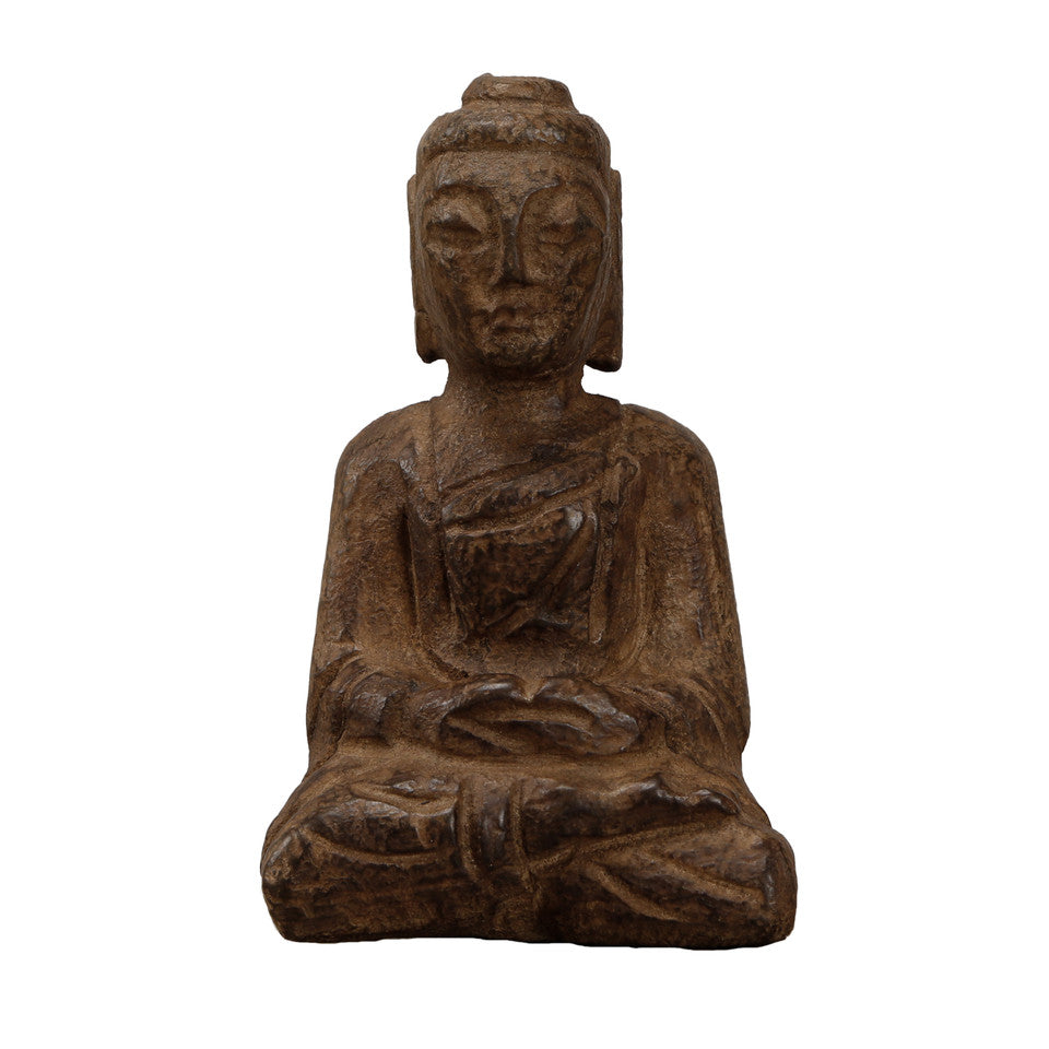 Hand Carved Bluestone Praying Buddha – Elizabeth Lamont