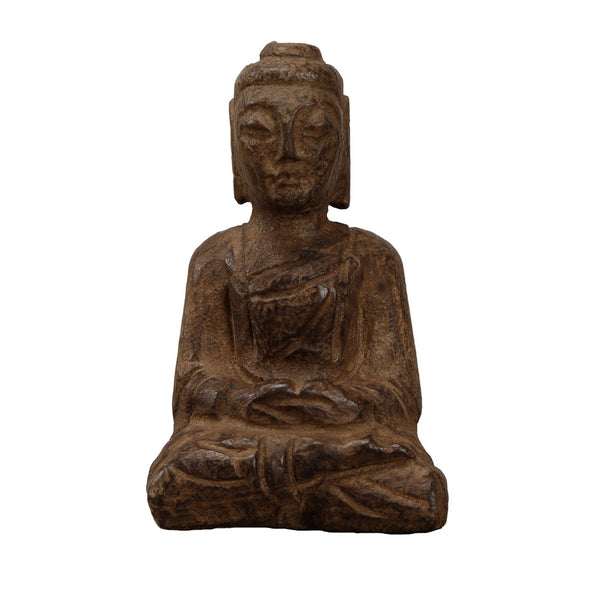 Hand Carved Bluestone Praying Buddha Home Decor Lily's Living   