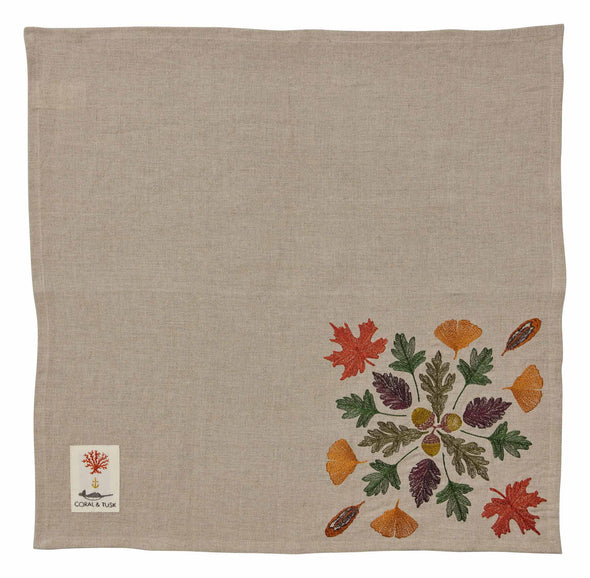 Pressed Leaves Dinner Napkin