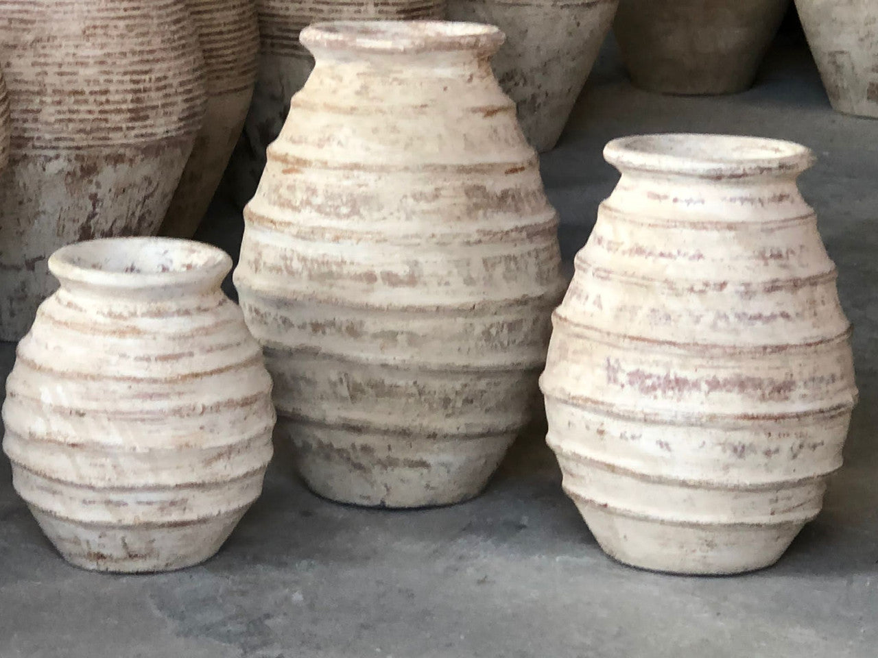 Tribe Water Jar Off White Home Decor Lily's Living   