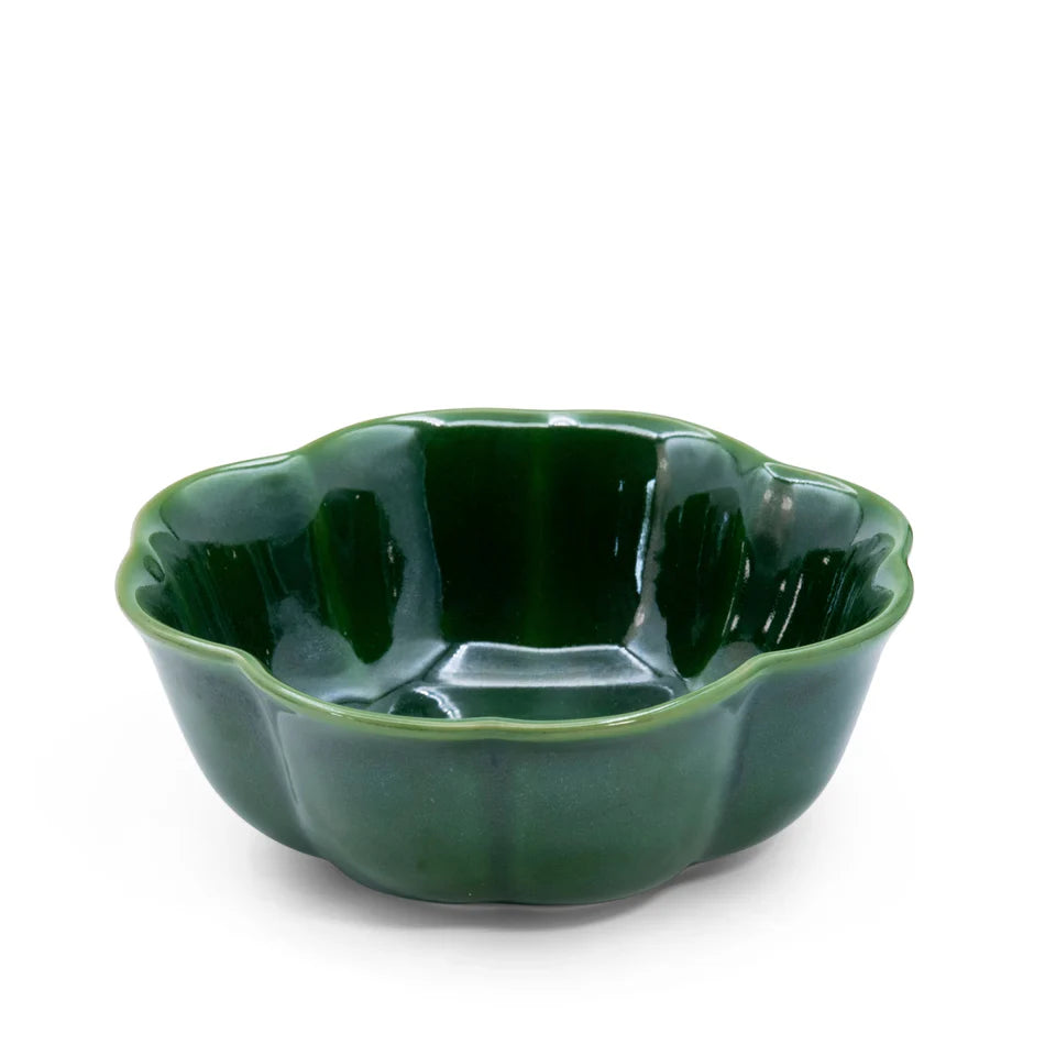 Moss Scalloped Cereal Bowl