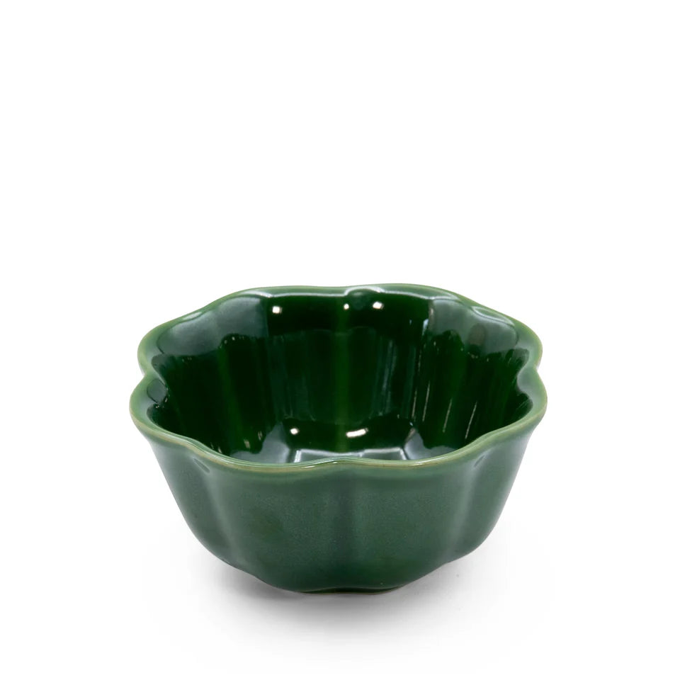 Moss Scalloped Dip Bowl
