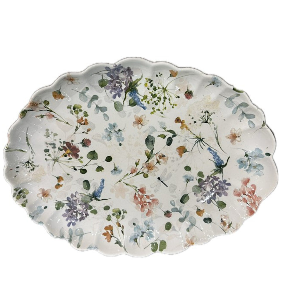 Botanical Large Oval Platter