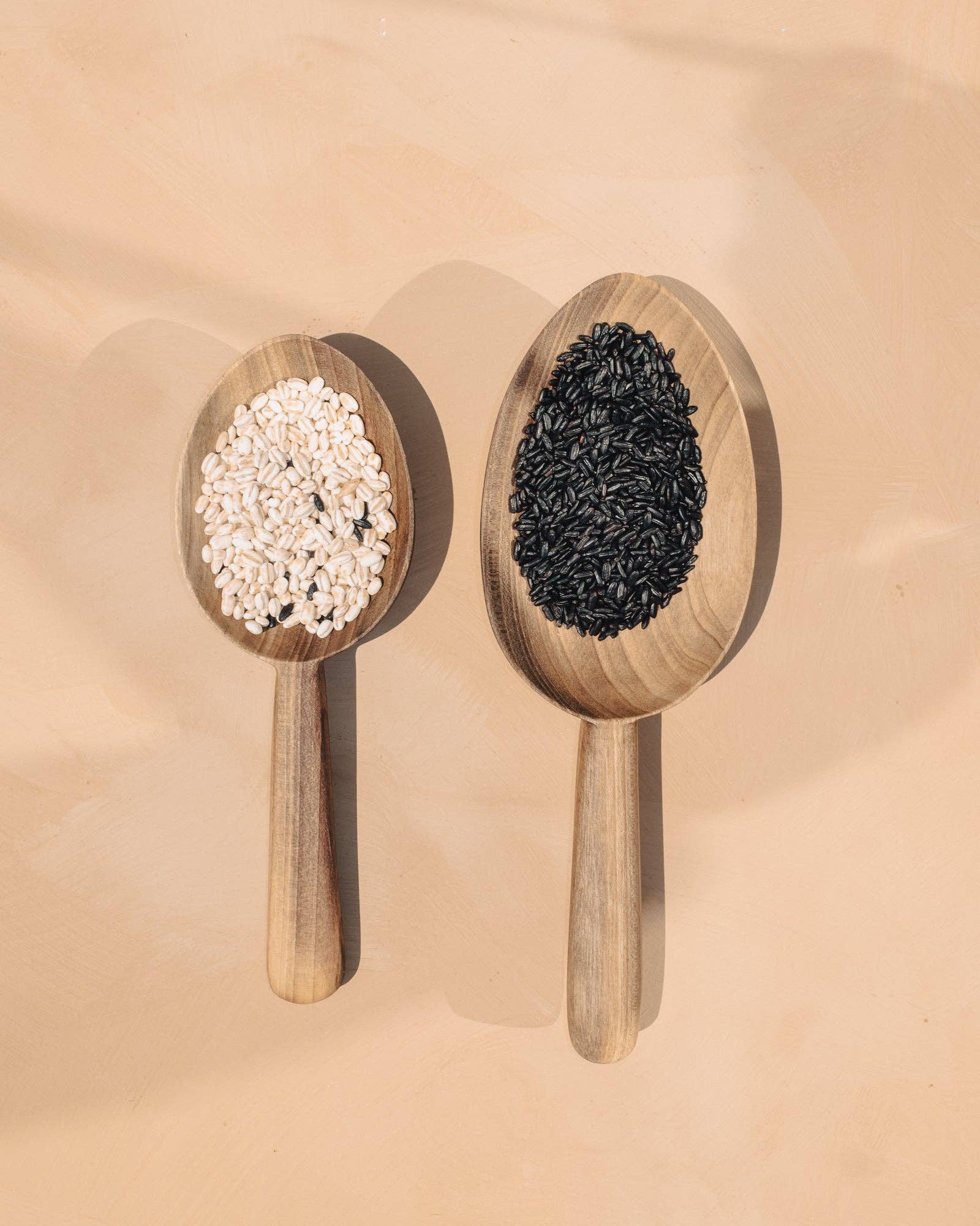 Walnut Scoop Spoon Set