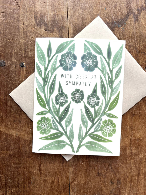 With Deepest Sympathy Greeting Card