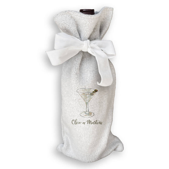 Olive A Martini Dishtowel (no words)