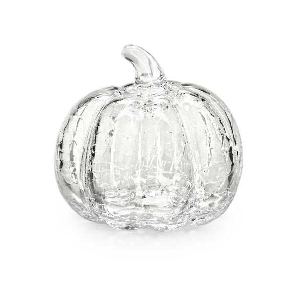 Glass Crackle Pumpkin