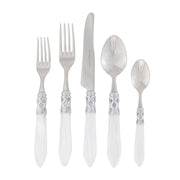 Aladdin Brilliant Five-Piece Place Setting Tabletop Vietri White  