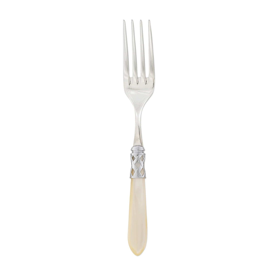 Aladdin Brilliant Serving Fork Tabletop Vietri Ivory  