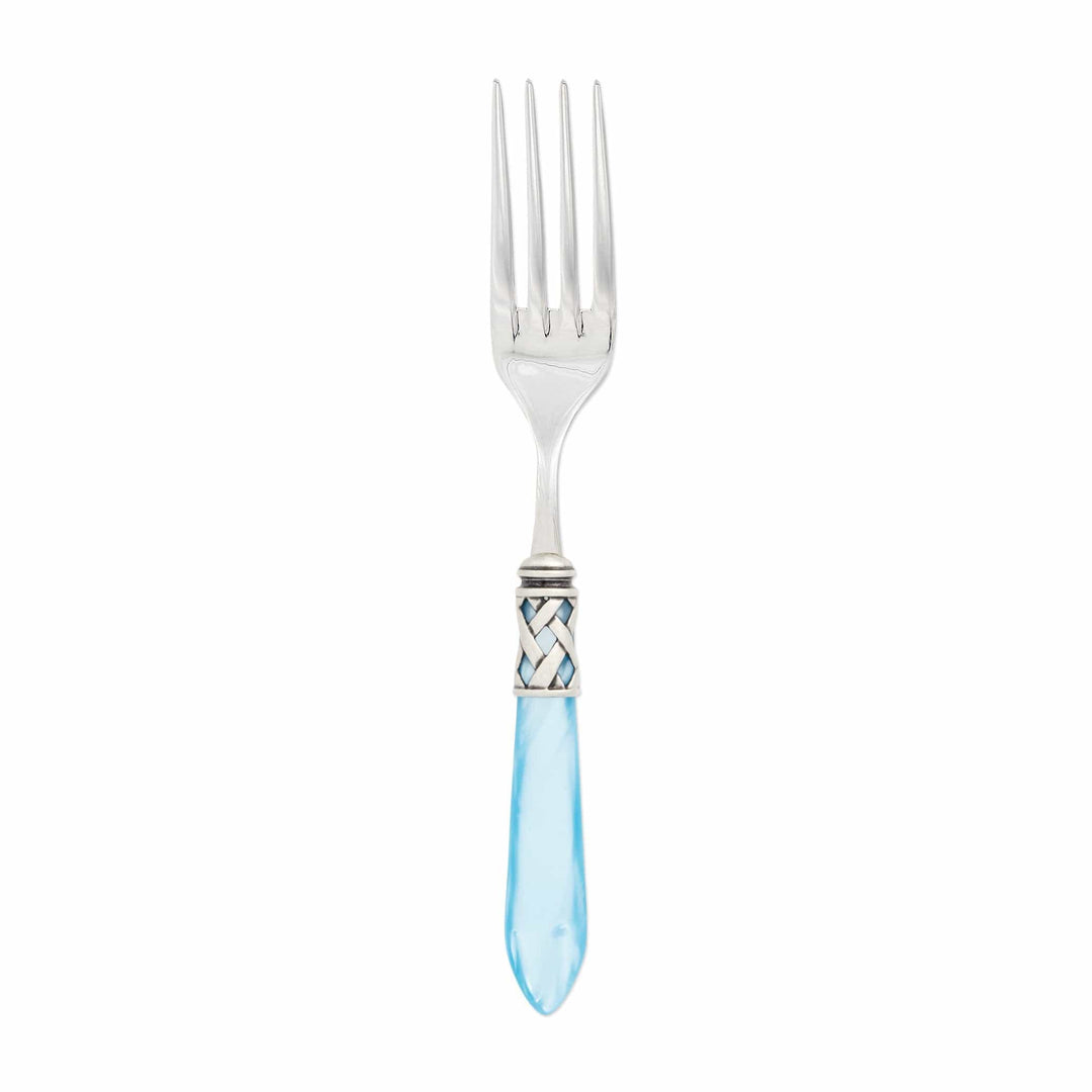 Aladdin Antique Serving Fork Tabletop Vietri Light Blue  