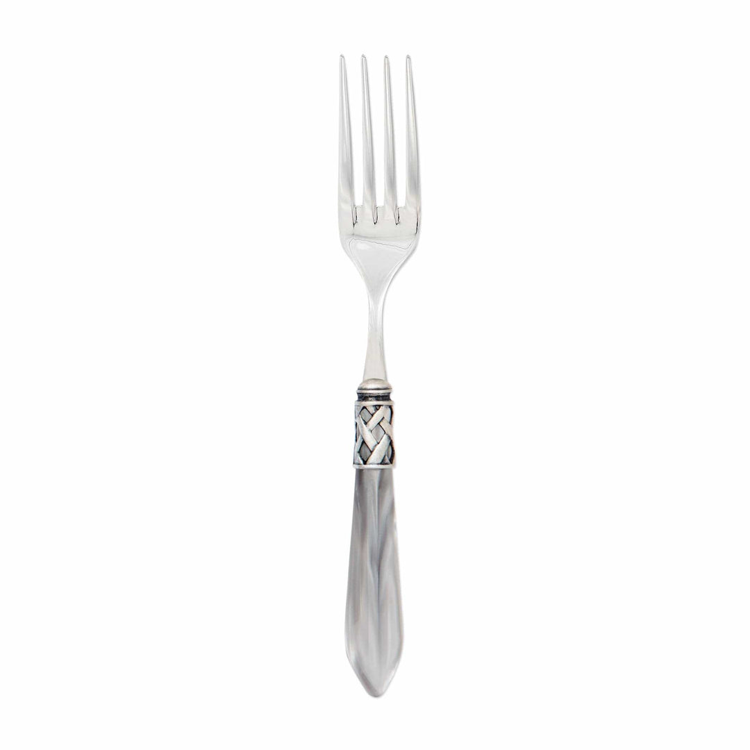 Aladdin Antique Serving Fork Tabletop Vietri Light Gray  