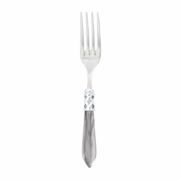 Aladdin Brilliant Serving Fork Tabletop Vietri Light Grey  