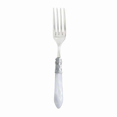 Aladdin Brilliant Serving Fork Tabletop Vietri White  