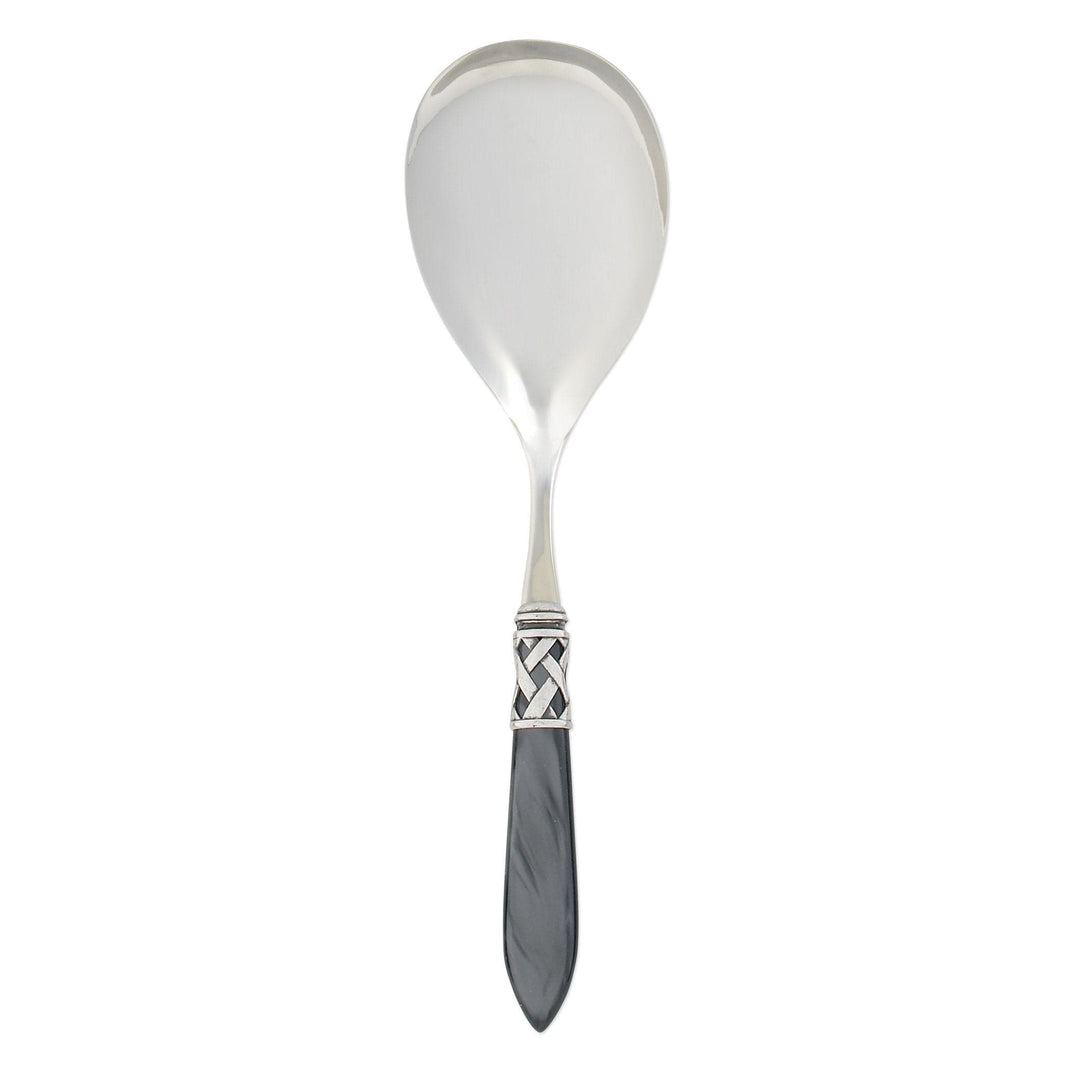 Aladdin Antique Serving Spoon Tabletop Vietri Charcoal  