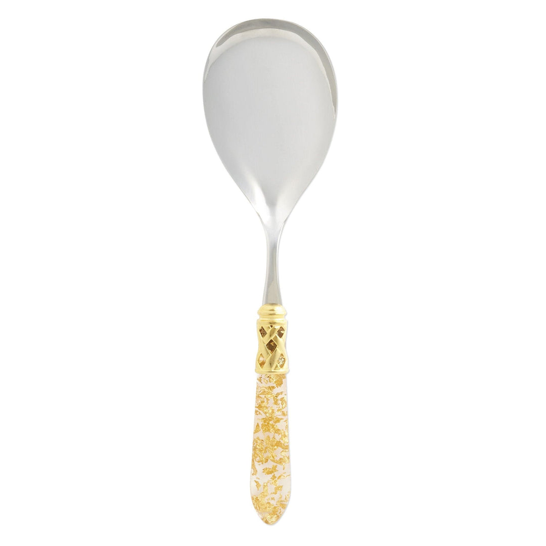 Aladdin Brilliant Serving Spoon Tabletop Vietri Gold Fleck  