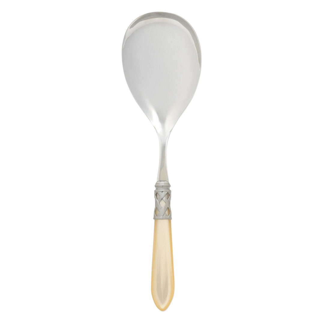 Aladdin Antique Serving Spoon Tabletop Vietri Ivory  