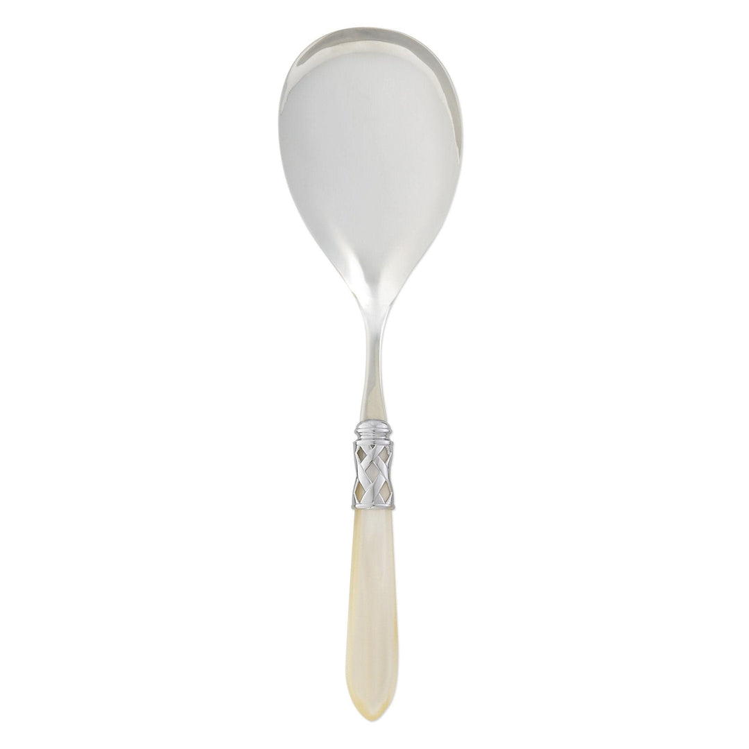 Aladdin Brilliant Serving Spoon Tabletop Vietri Ivory  