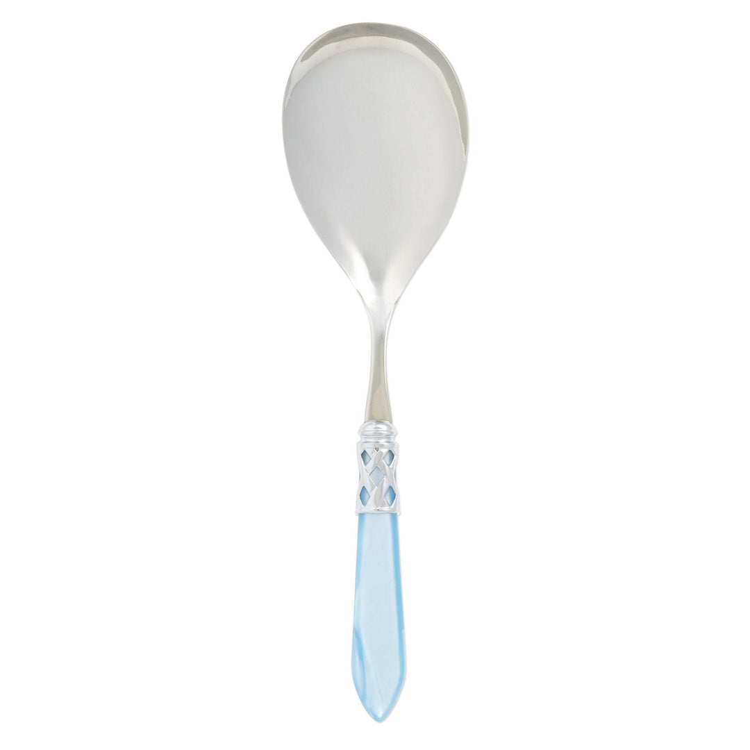 Aladdin Brilliant Serving Spoon Tabletop Vietri Light BLue  