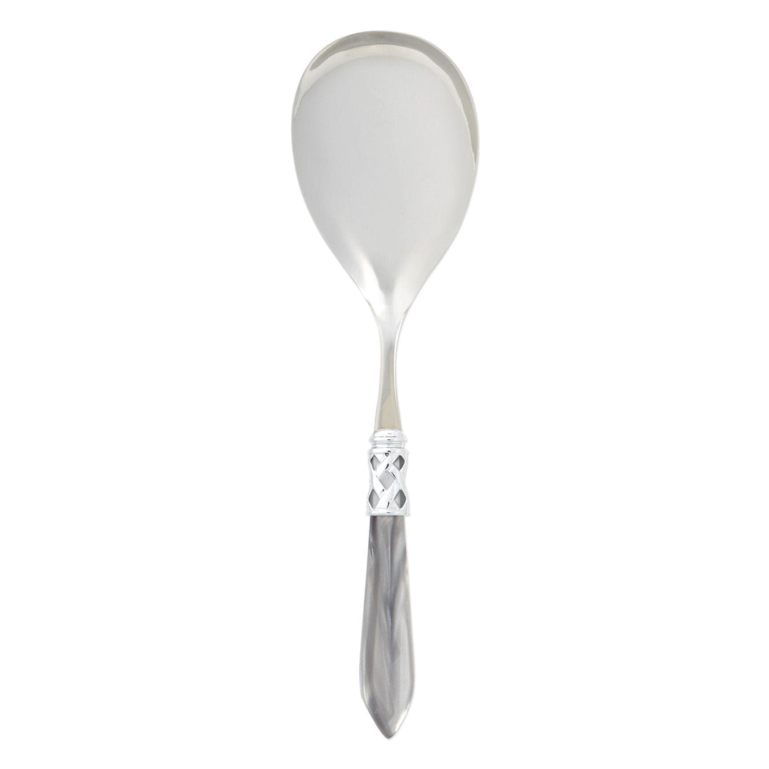 Aladdin Brilliant Serving Spoon Tabletop Vietri Light Grey  