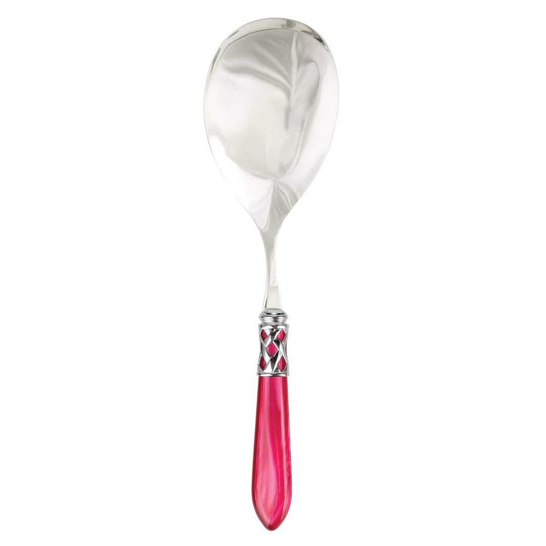 Aladdin Brilliant Serving Spoon Tabletop Vietri Raspberry  