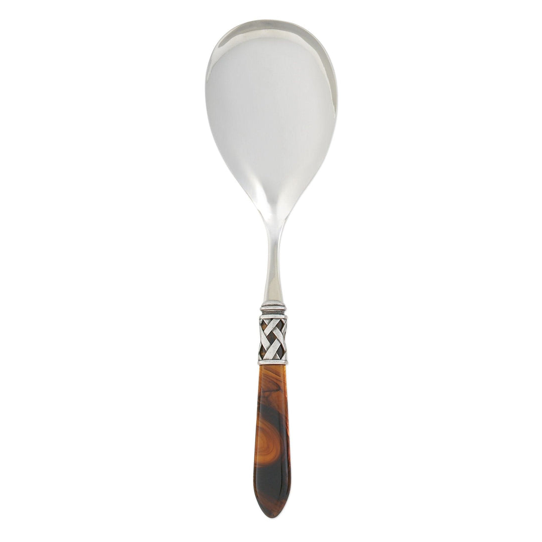 Aladdin Antique Serving Spoon Tabletop Vietri Tortoiseshell  