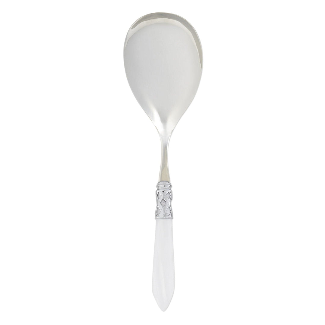 Aladdin Brilliant Serving Spoon Tabletop Vietri White  