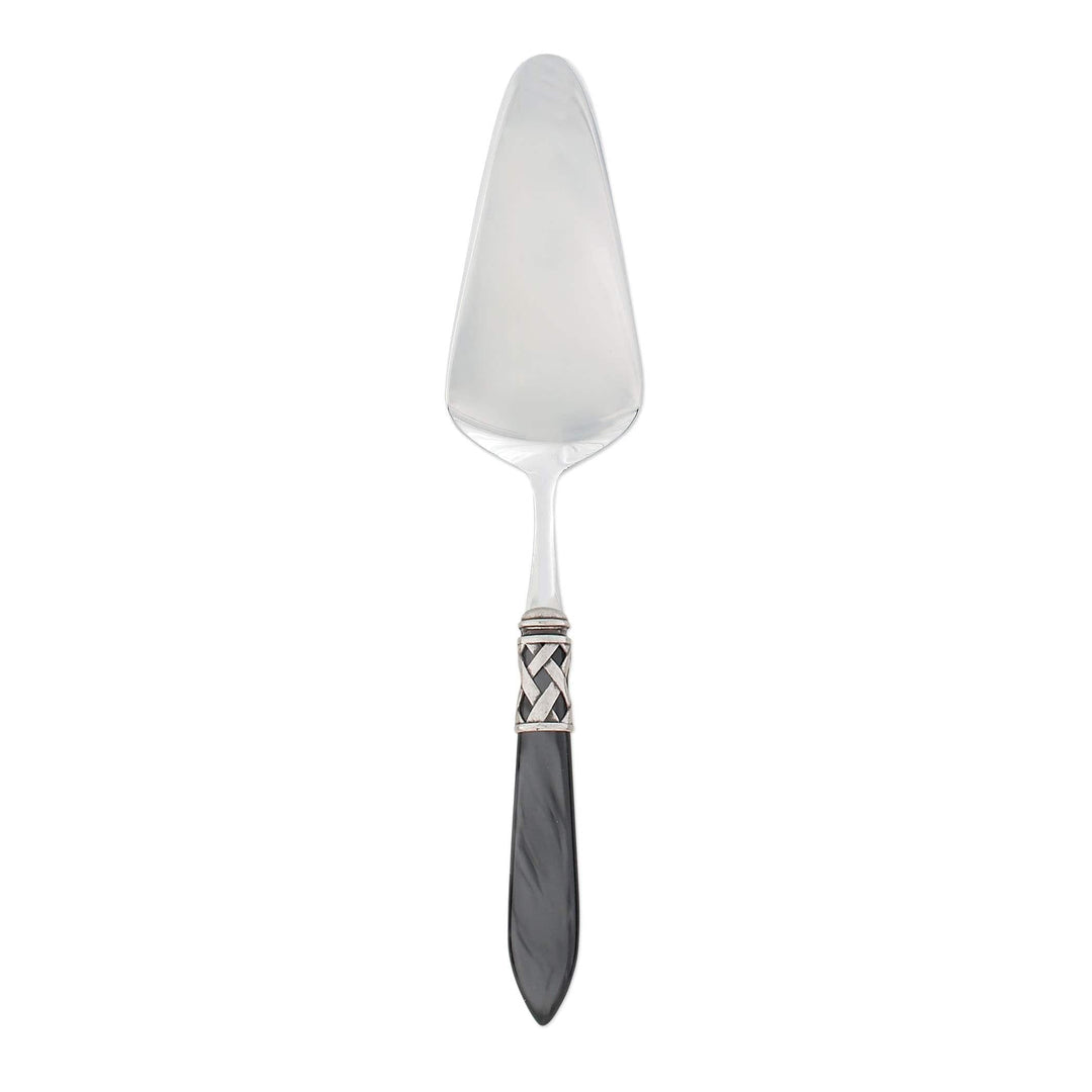 Aladdin Antique Pastry Server Tabletop Vietri Charcoal  