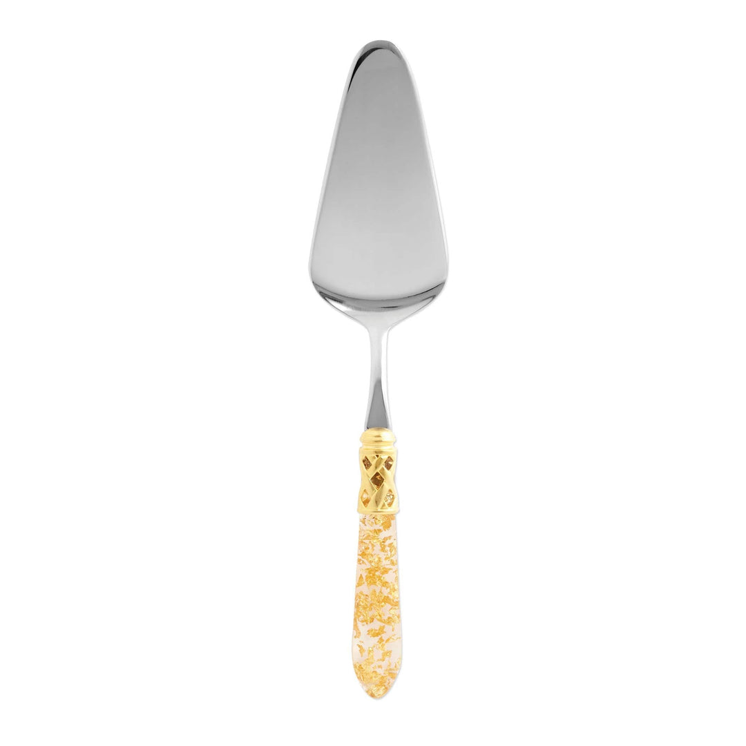 Aladdin Brilliant Pastry Server Tabletop Vietri Gold Fleck  