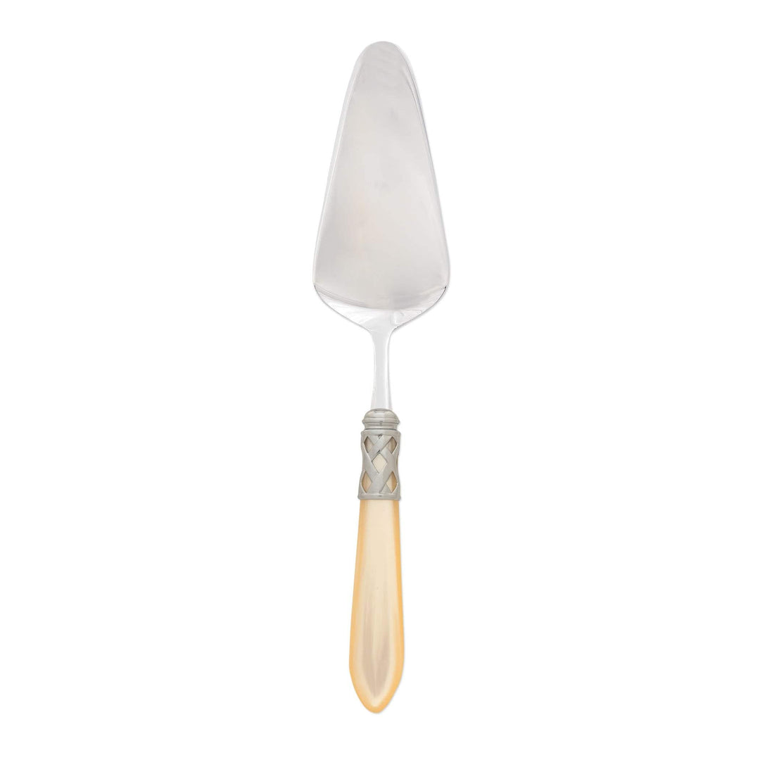 Aladdin Antique Pastry Server Tabletop Vietri Ivory  