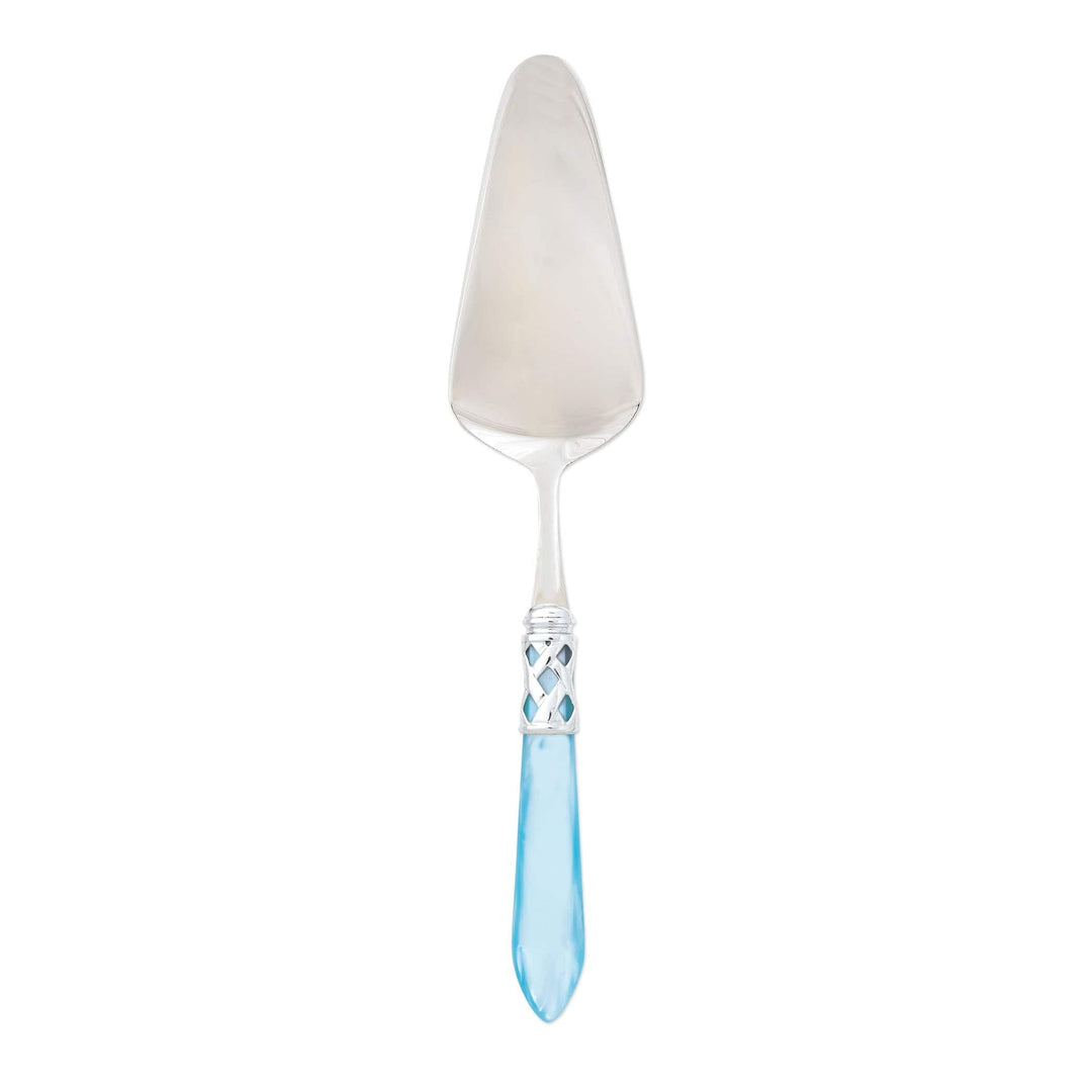 Aladdin Brilliant Pastry Server Tabletop Vietri Light Blue  