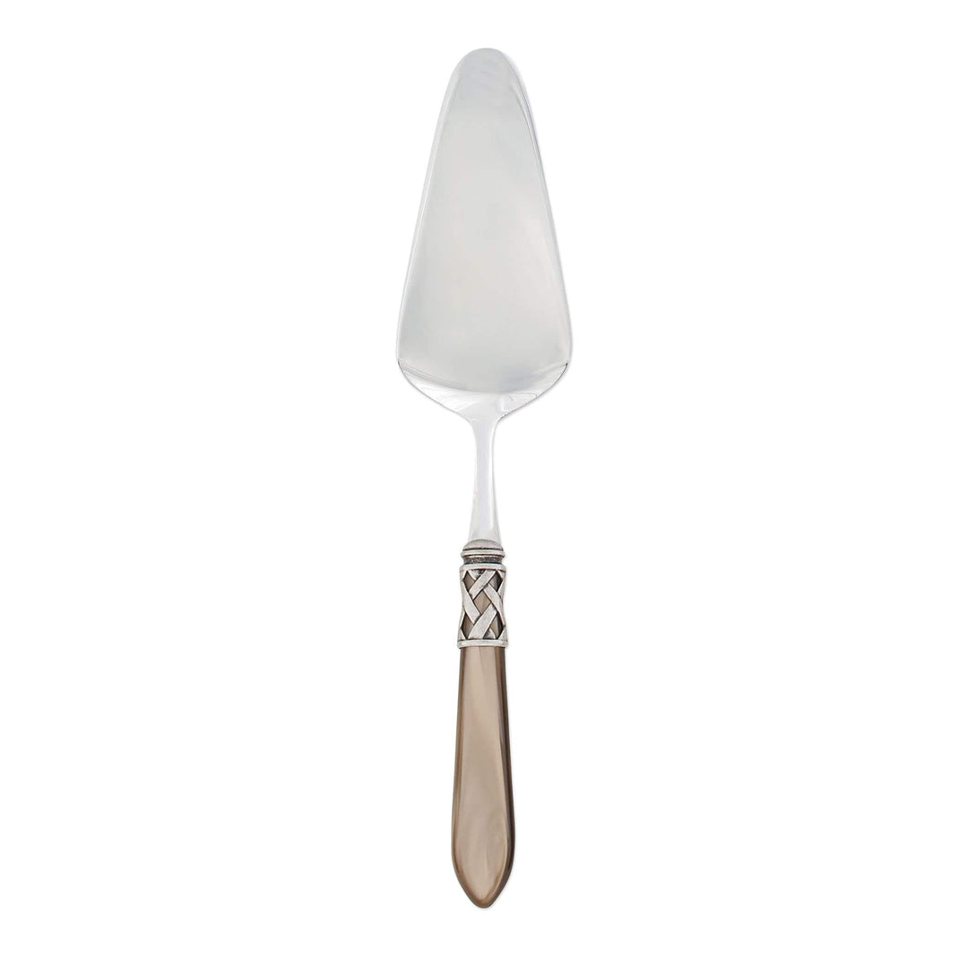 Aladdin Antique Pastry Server Tabletop Vietri Taupe  