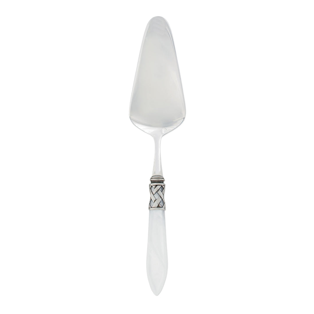 Aladdin Antique Pastry Server Tabletop Vietri White  