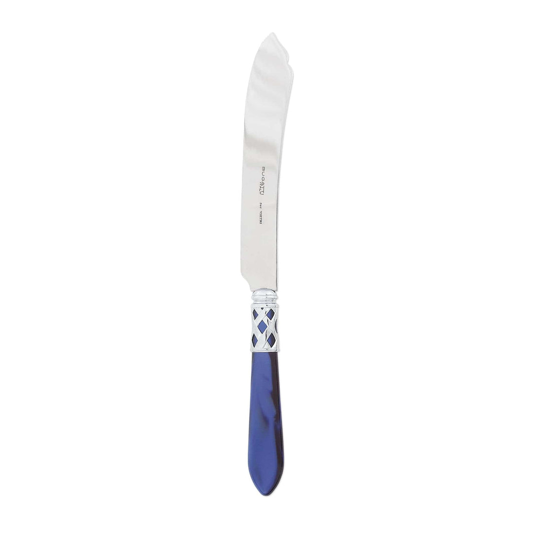 Aladdin Brilliant Cake Knife Tabletop Vietri Blue  