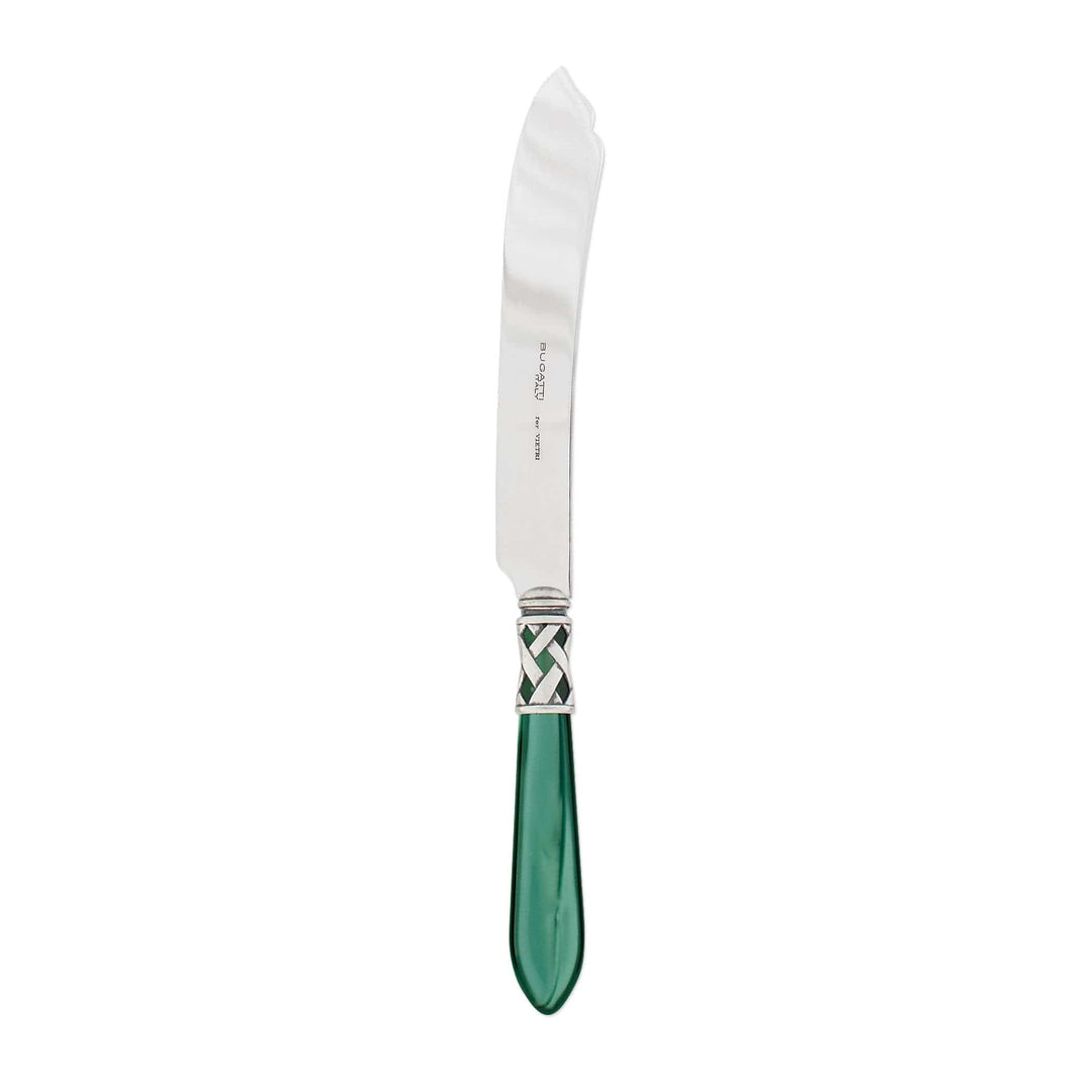 Aladdin Antique Cake Knife Tabletop Vietri Green  