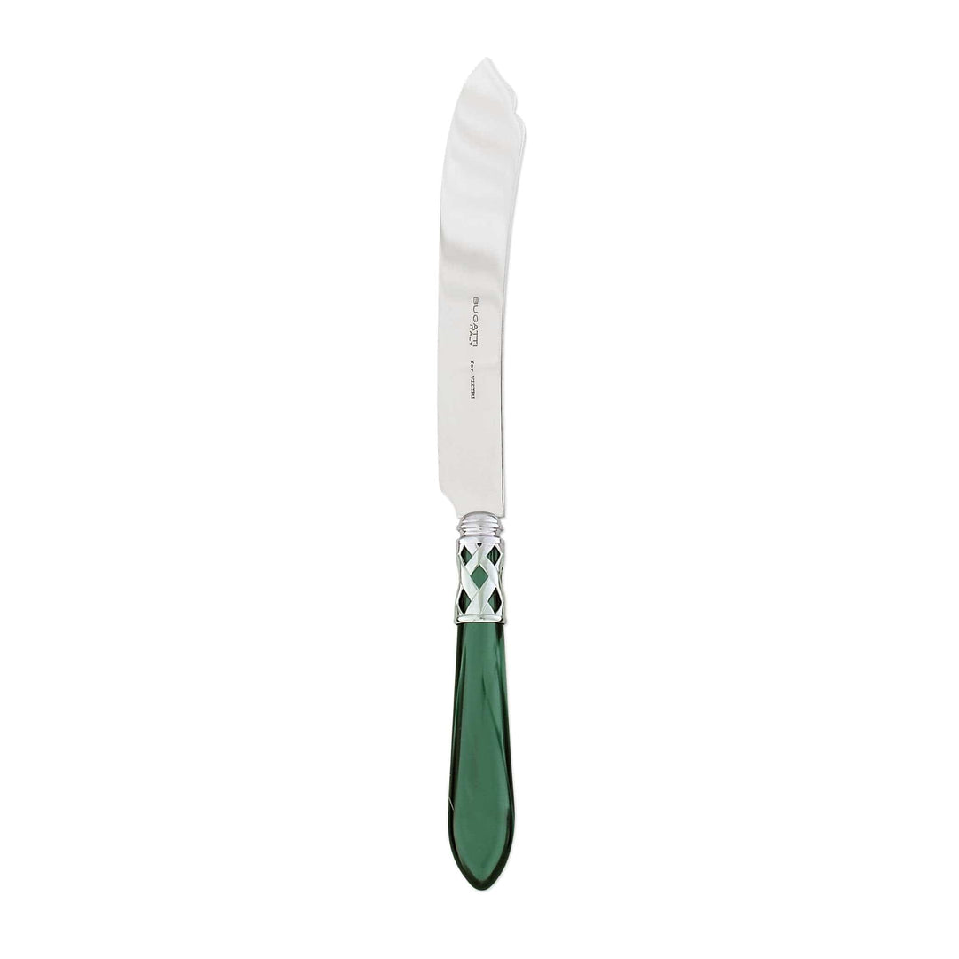 Aladdin Brilliant Cake Knife Tabletop Vietri Green  