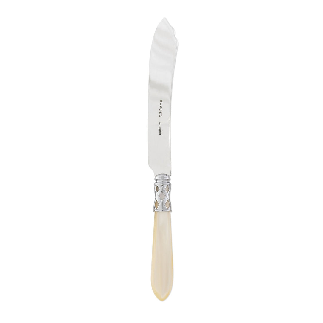 Aladdin Brilliant Cake Knife Tabletop Vietri Ivory  