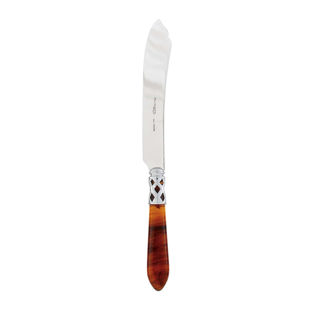 Aladdin Brilliant Cake Knife Tabletop Vietri Tortoiseshell  