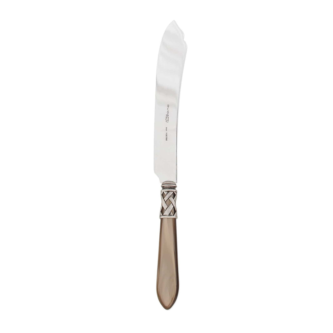 Aladdin Antique Cake Knife Tabletop Vietri Taupe  