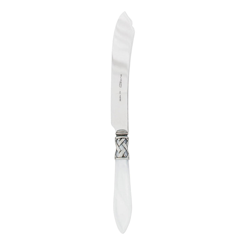 Aladdin Antique Cake Knife Tabletop Vietri White  